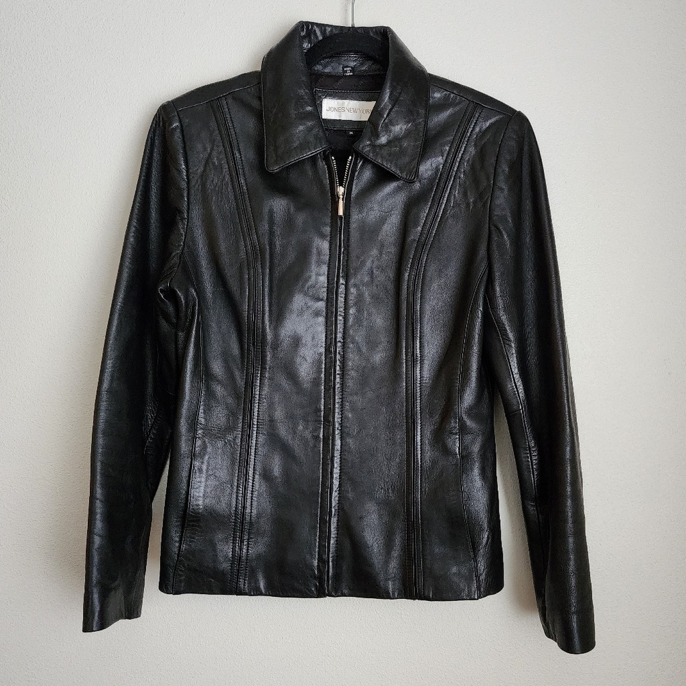 Jones New York Leather Jacket